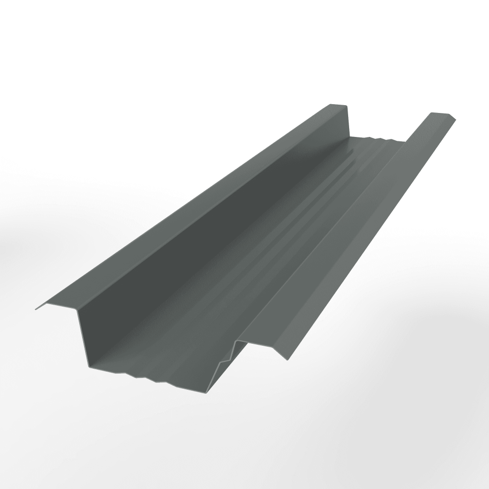 Вентилируемый прогон опорный оцинкованный с порошковым покрытием 0,45мм ширина менее 625 мм RAL 7005