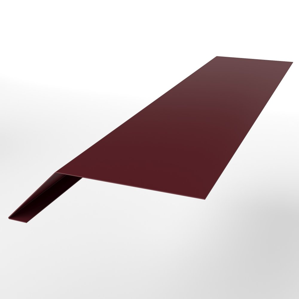 Капельник оцинкованный с порошковым покрытием 0,45мм RAL 3005 Капельник оцинкованный с порошковым покрытием 0,45мм RAL 3005