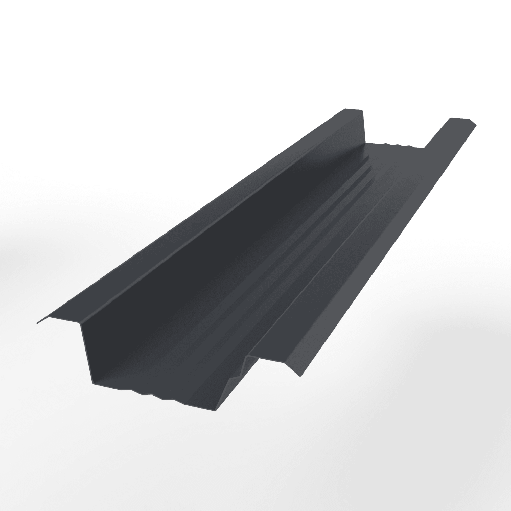 Вентилируемый прогон опорный оцинкованный с порошковым покрытием 0,45мм ширина более 625 мм RAL 7024