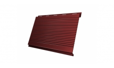 Вертикаль 0,2 gofr 0,5 Satin с пленкой RAL 3009 оксидно-красный