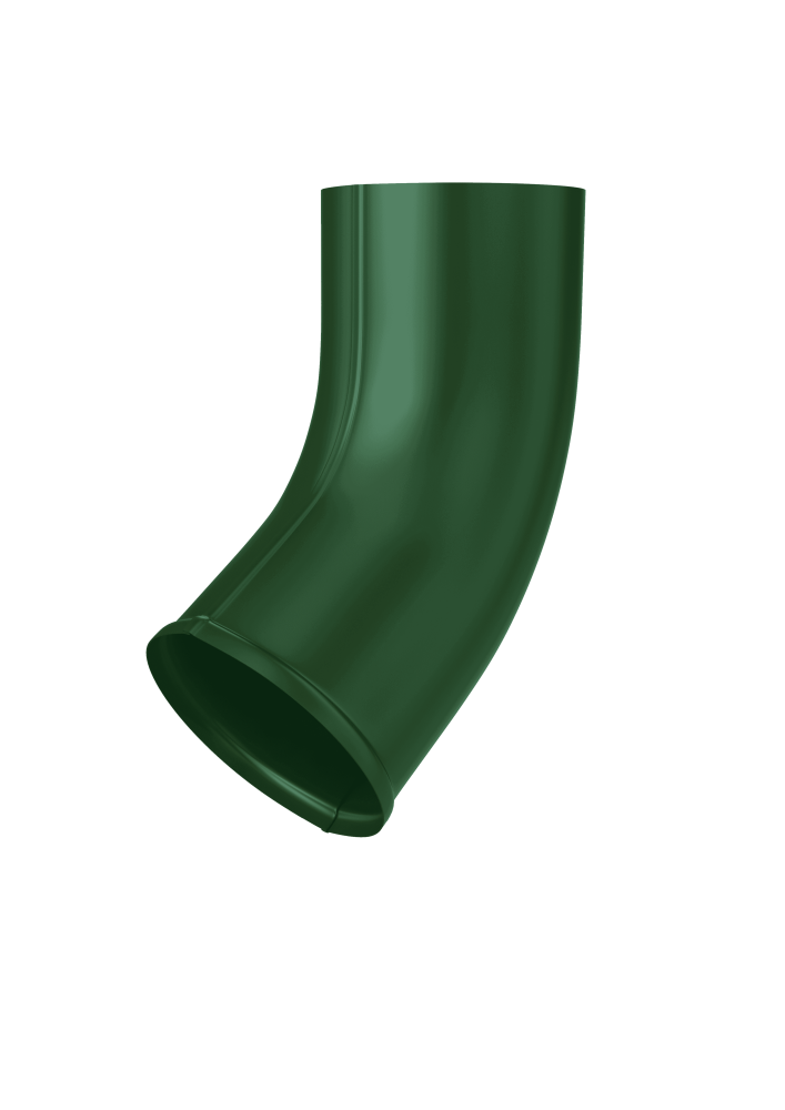 Колено сливное оцинкованное Grand Line Optima ф90мм RAL 8017