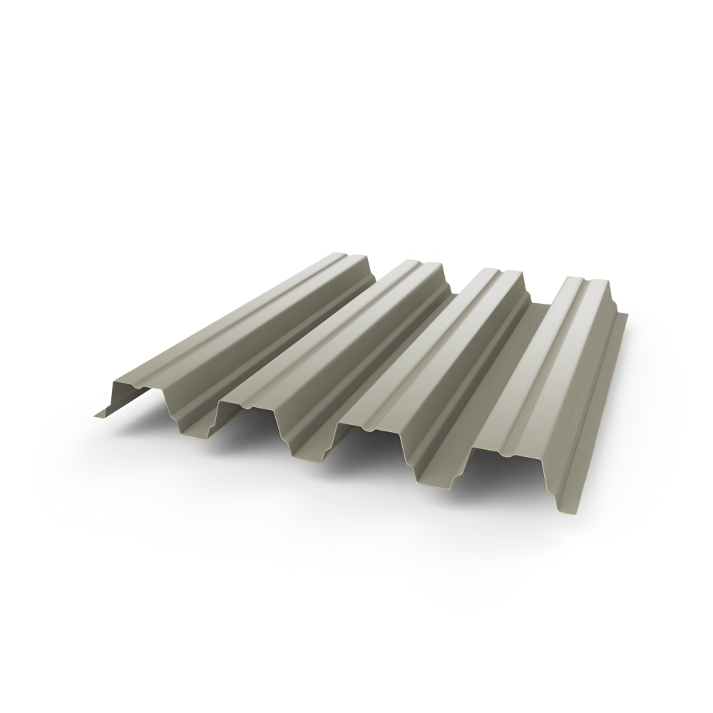 Профнастил Н75 - 0,8 (RAL 7032) с полимерным покрытием (полиэстер)