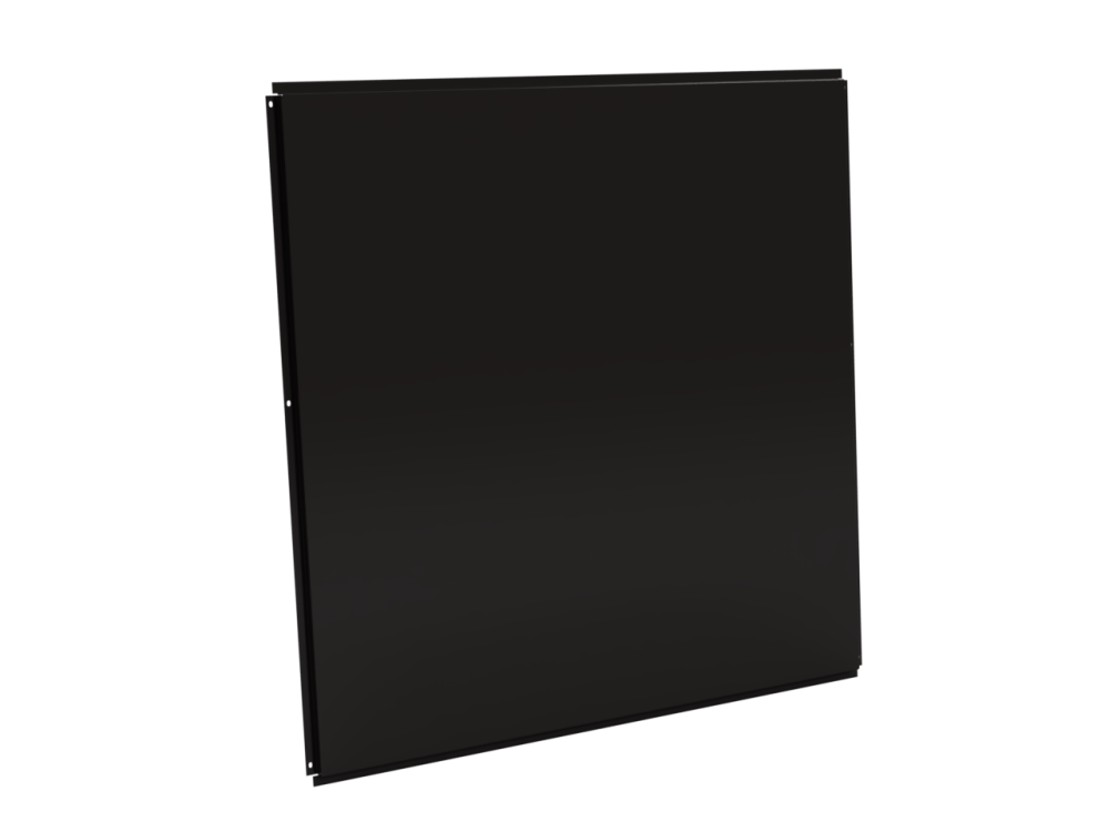 Фасадная кассета 1160х1160 открытого типа, толщина 0,7 мм, RAL 8019 (Серо-коричневый)