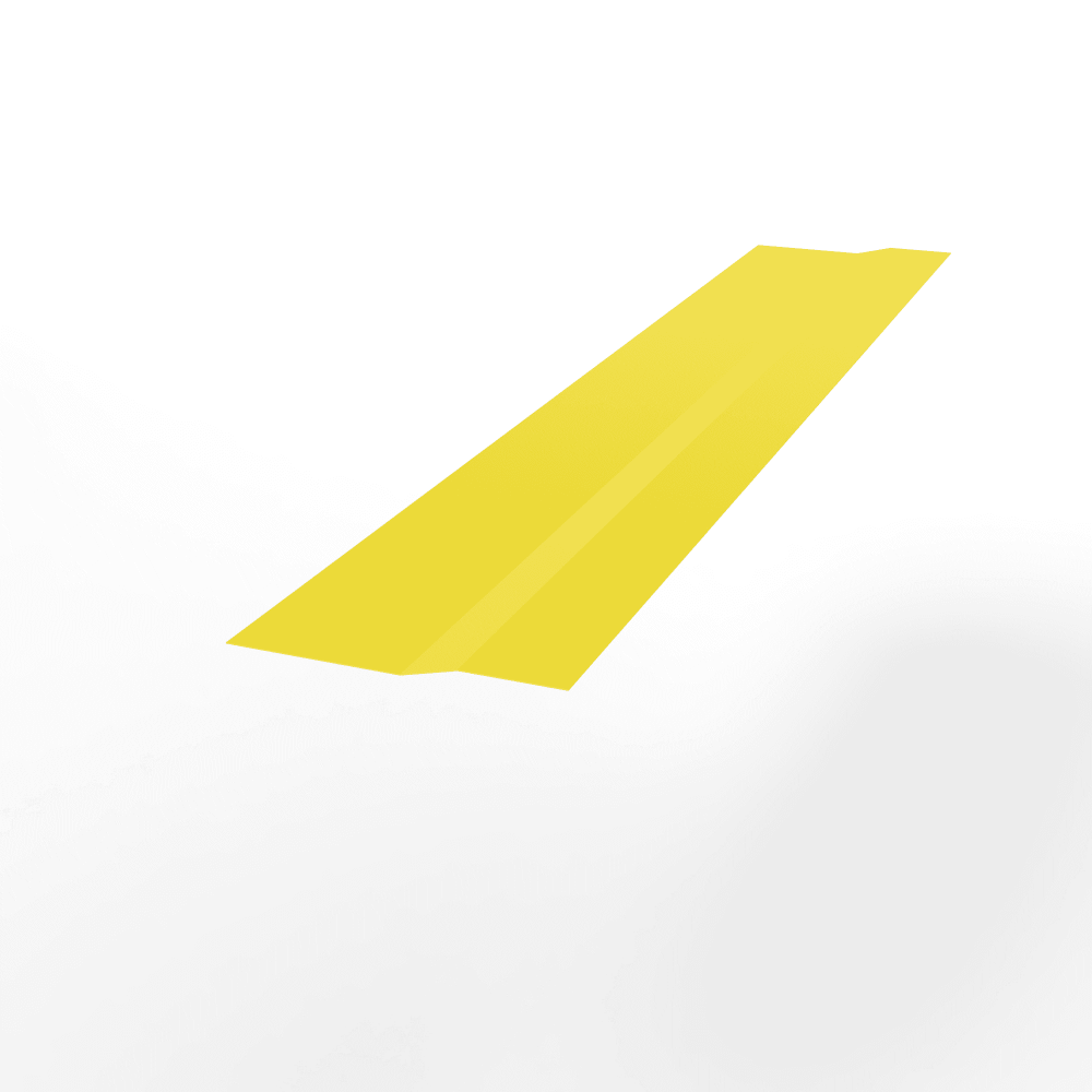 Планка крепежная оцинкованная с порошковым покрытием 0,45мм RAL 1018 Планка крепежная оцинкованная с порошковым покрытием 0,45мм RAL 1018