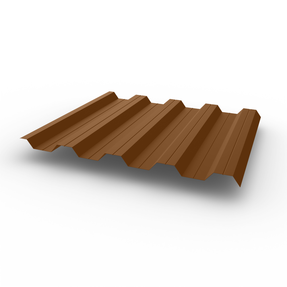 Профнастил НС44 (RAL 8003) 0,4х1047мм оцинкованный, с полимерным покрытием (Полиэстер)