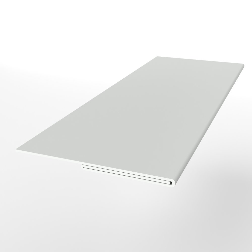 Планка финишная оцинкованная с порошковым покрытием 0,45мм RAL 9003