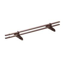 Снегозадержатель трубчатый VEGA Lite овальный 2 кронштейна Неоцинков+порошковый окрас 1000мм Вегасток