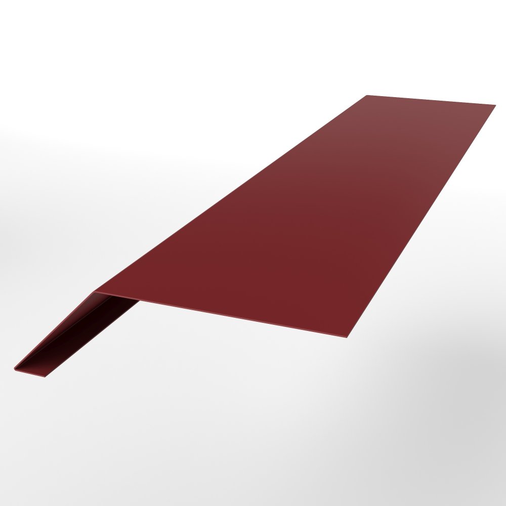 Капельник оцинкованный с порошковым покрытием 0,45мм RAL 3011 Капельник оцинкованный с порошковым покрытием 0,45мм RAL 3011