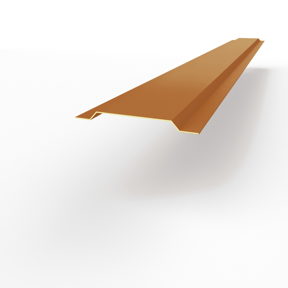 Нащельник RAL 8023 оцинкованный c полимерным покрытием 0,45 мм