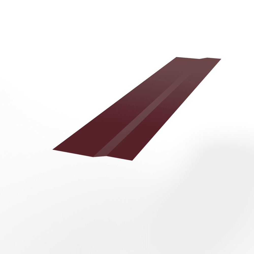 Планка крепежная оцинкованная с порошковым покрытием 0,45мм RAL 3005 Планка крепежная оцинкованная с порошковым покрытием 0,45мм RAL 3005