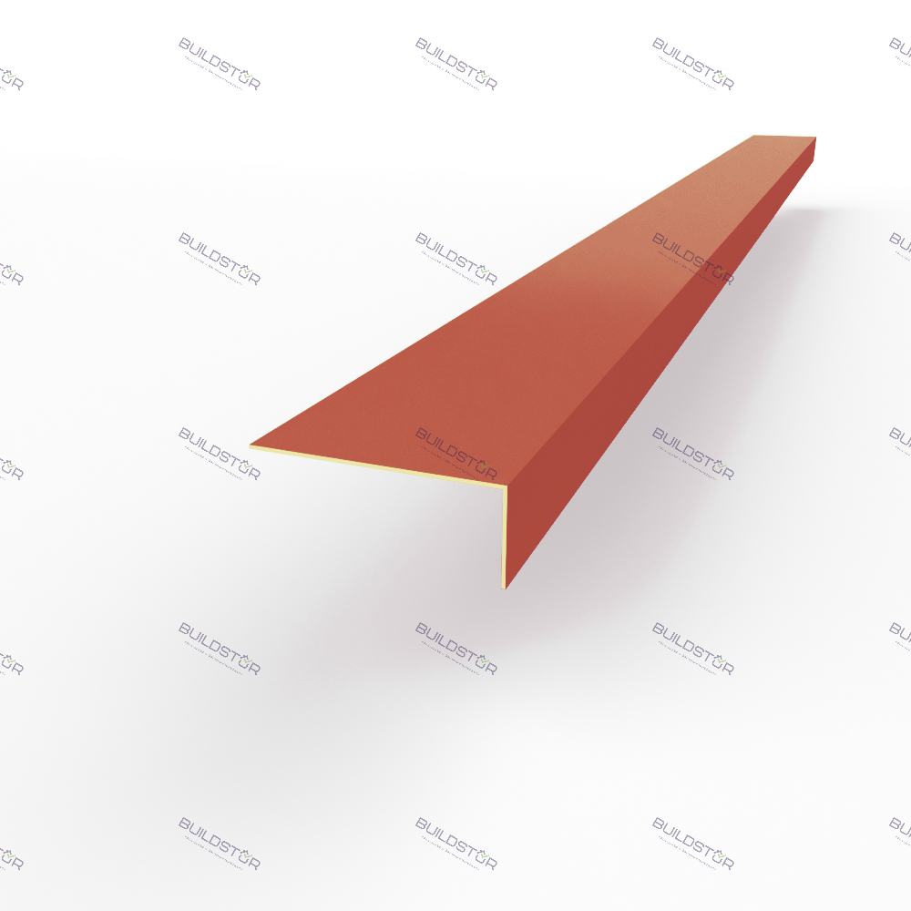 Лобовая планка (RAL 3033) оцинкованная, с порошковым покрытием 0,45 мм