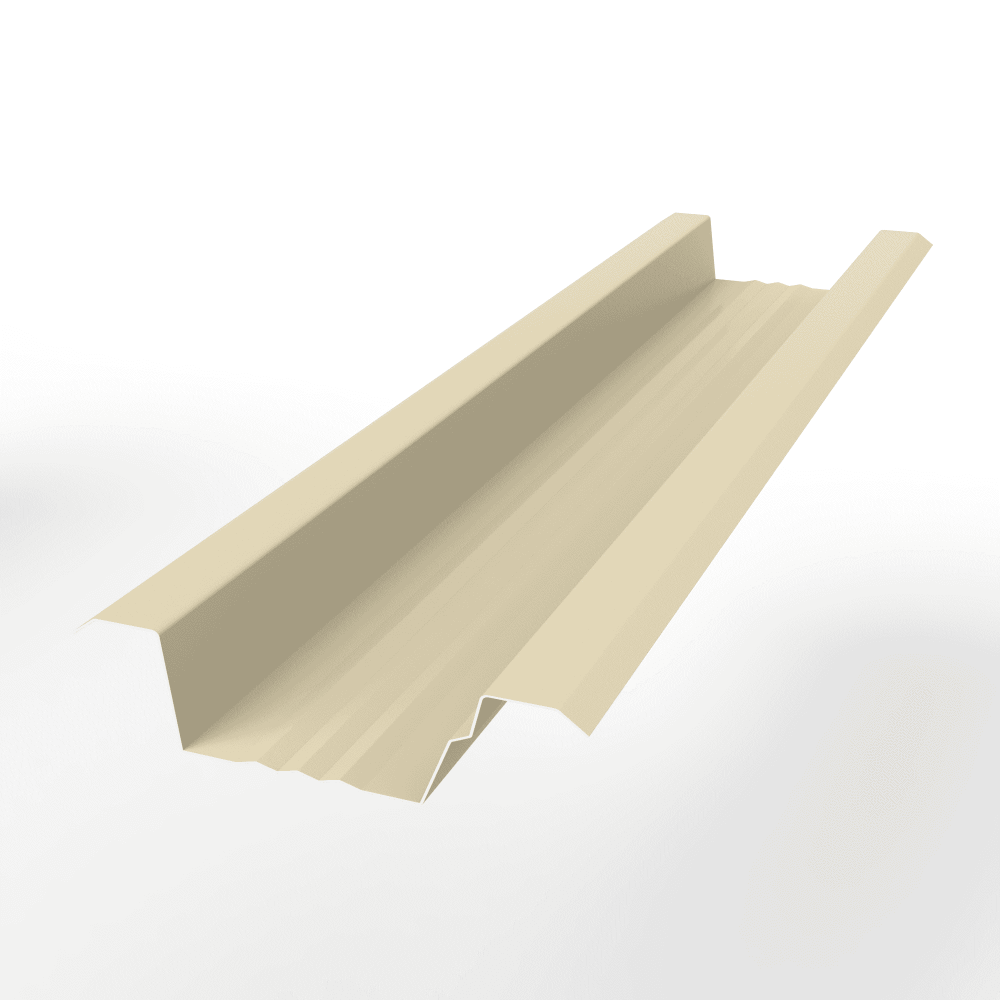 Вентилируемый прогон опорный оцинкованный с порошковым покрытием 0,45мм ширина более 625 мм RAL 1015