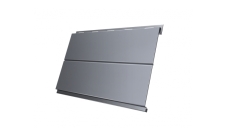 Вертикаль 0,2 line 0,45 PE RAL 9006бело-алюминиевый