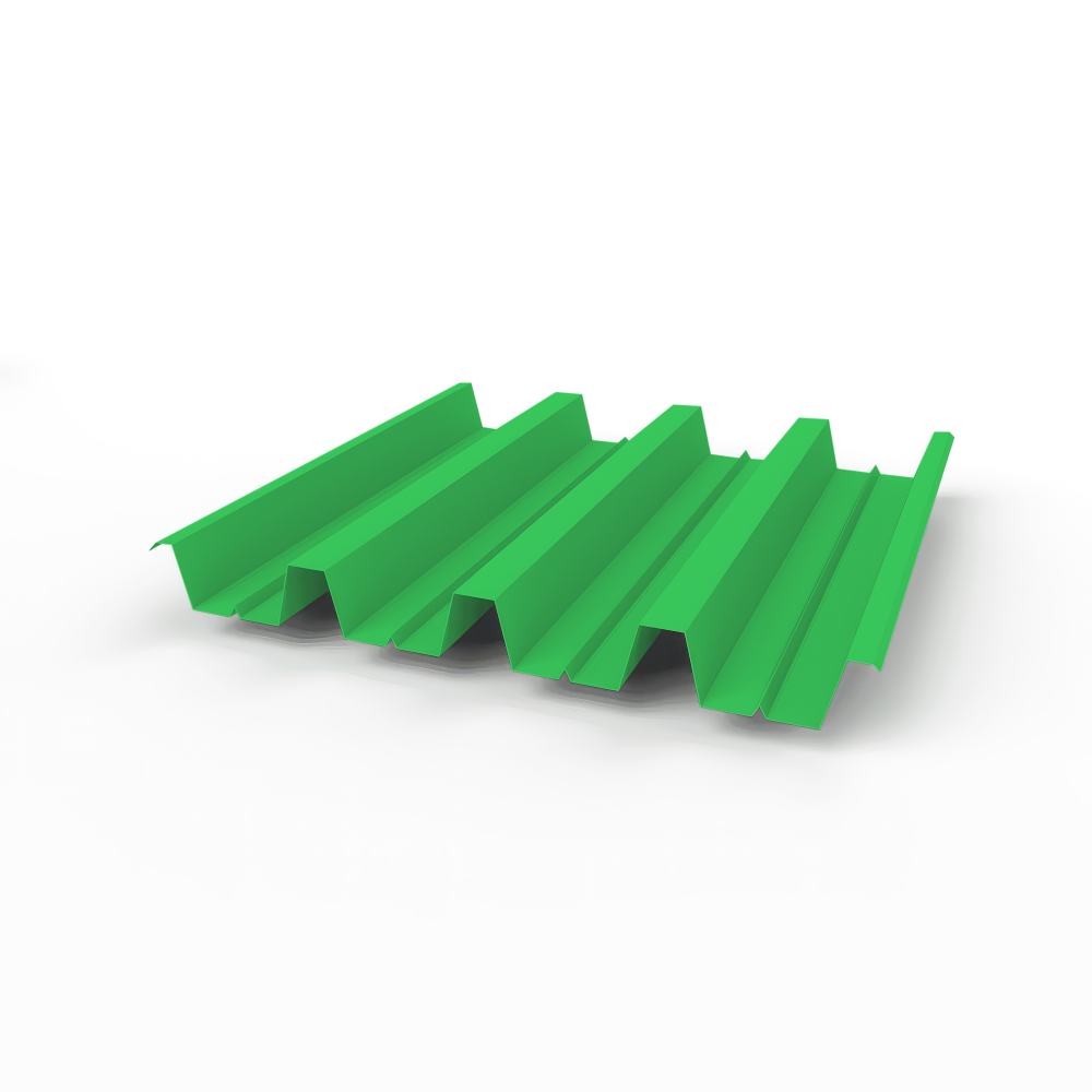 Профнастил Н60 (RAL 6038) 0,8х845мм оцинкованный, с полимерным покрытием (Полиэстер)