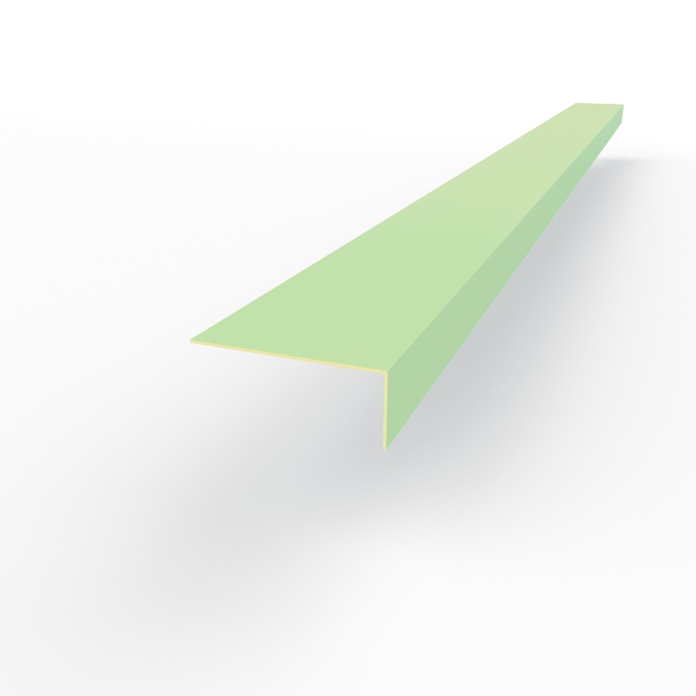 Лобовая планка (RAL 6020) оцинкованная, с порошковым покрытием 0,45 мм