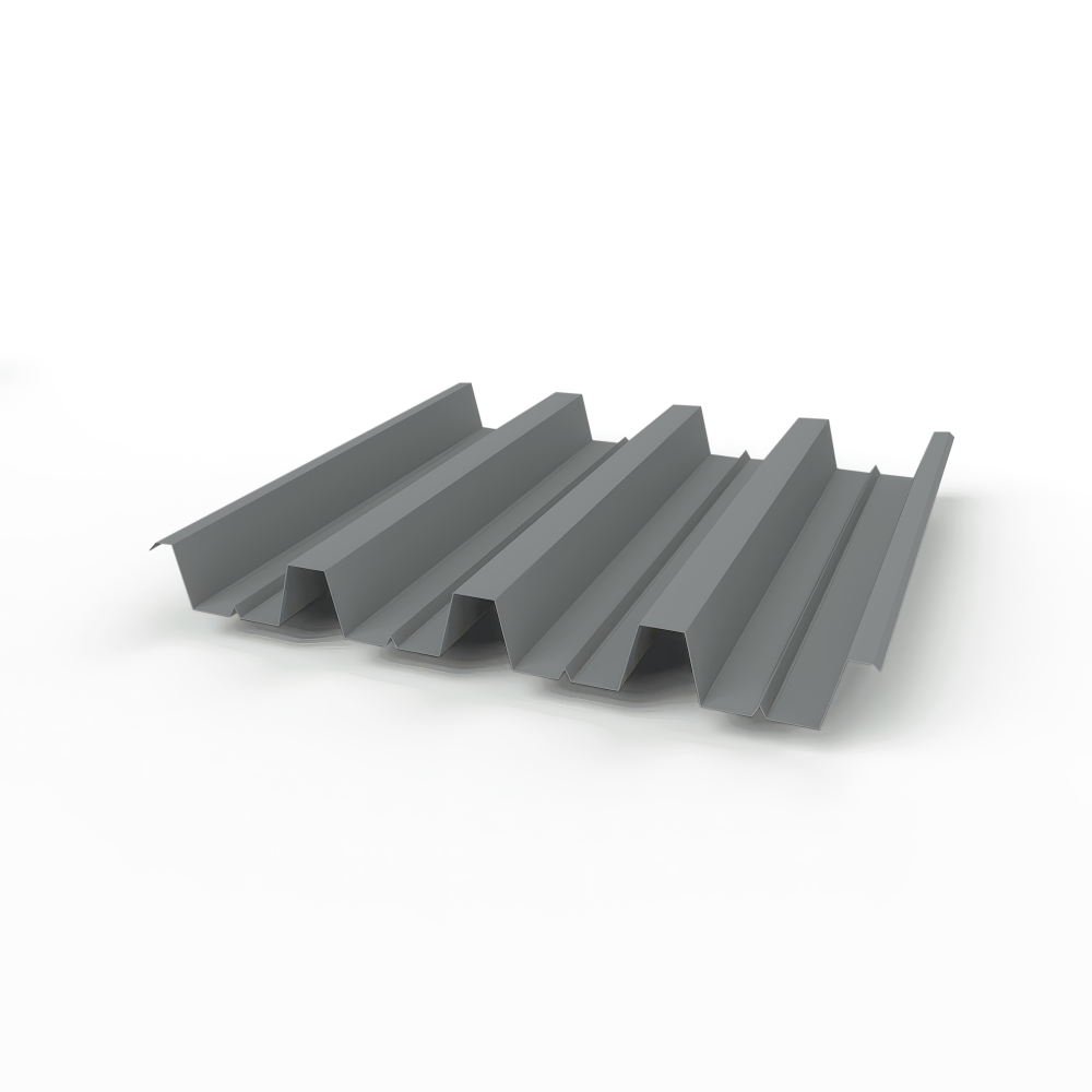 Профнастил Н60 (RAL 9023) 0,8х845мм оцинкованный, с полимерным покрытием (Полиэстер)