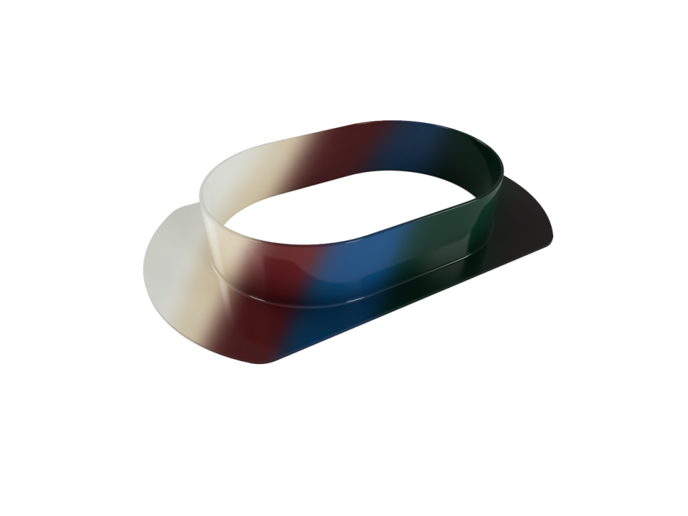 Воронка прямоугольного водосточного желоба с порошковым покрытием все цвета RAL