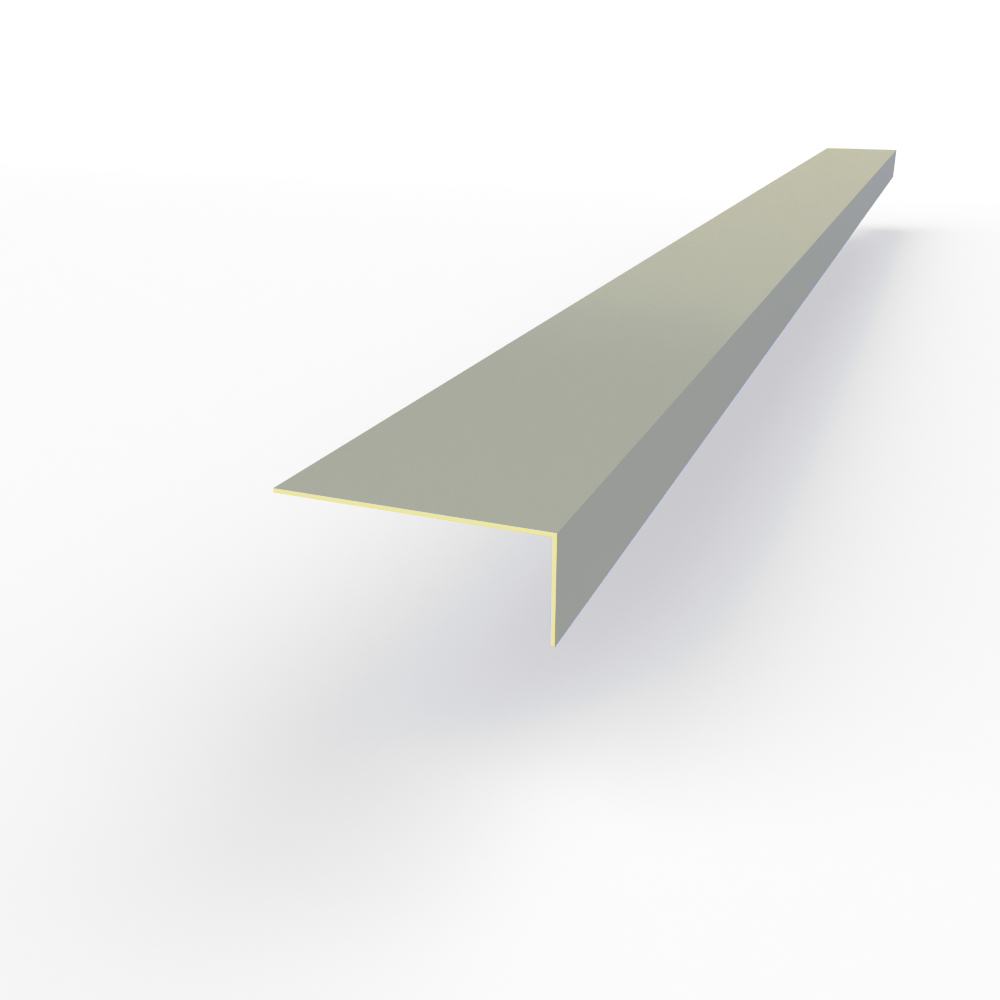 Лобовая планка (RAL 7004) оцинкованная, с порошковым покрытием 0,45 мм