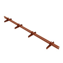 Снегозадержатель трубчатый, универсальный кронштейн 4 кронштейна Оцинков+порошковый окрас 3000мм Borge Снегозадержатель трубчатый, универсальный кронштейн 4 кронштейна Оцинков+порошковый окрас 3000мм Borge