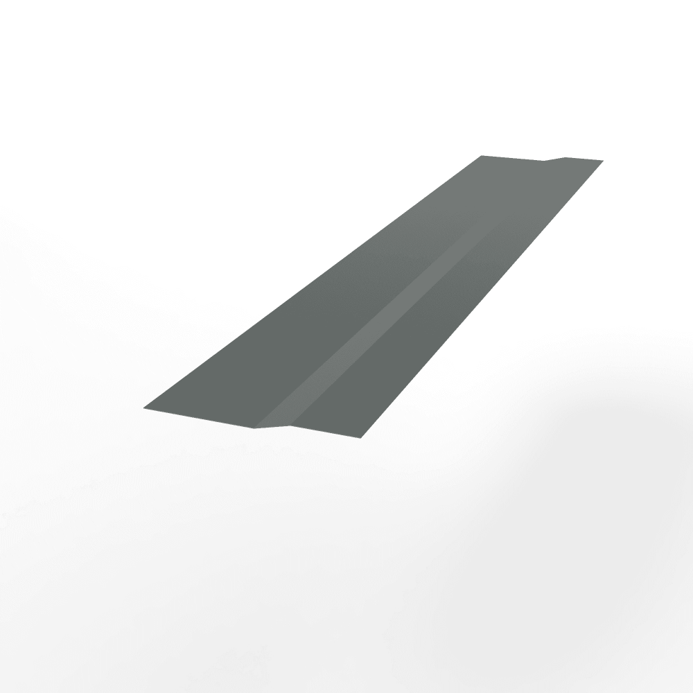 Планка крепежная оцинкованная с порошковым покрытием 0,45мм RAL 7005 Планка крепежная оцинкованная с порошковым покрытием 0,45мм RAL 7005