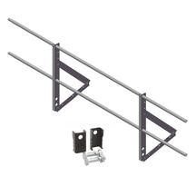 Ограждение кровельное под фальц (высота 65см) Optima Оцинков+порошковый окрас 2000мм Grand Line