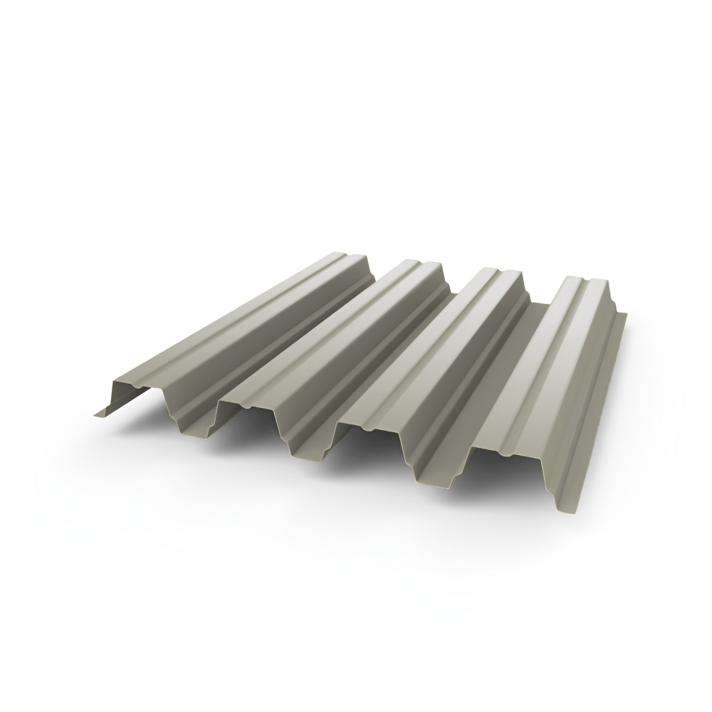 Профнастил Н75 - 0,8 (RAL 7044) с полимерным покрытием (полиэстер)