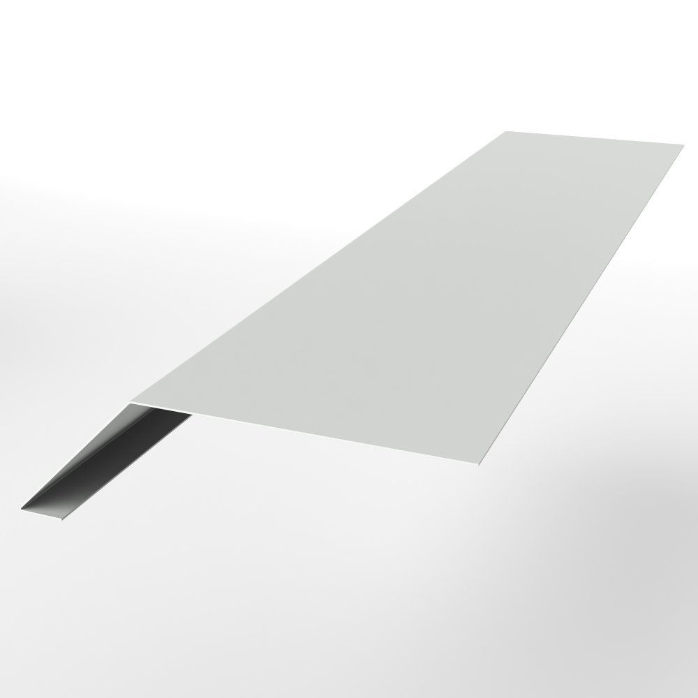 Капельник оцинкованный с порошковым покрытием 0,45мм RAL 9003 Капельник оцинкованный с порошковым покрытием 0,45мм RAL 9003