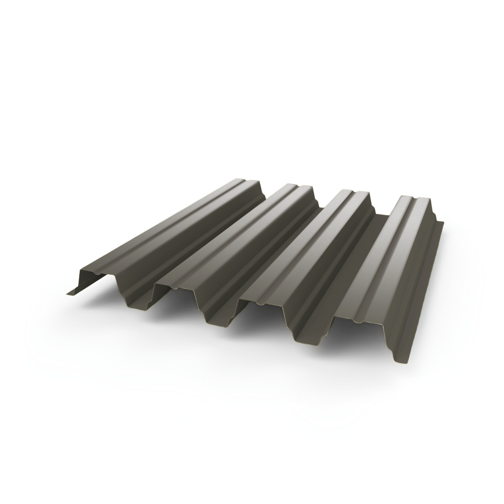 Профнастил Н75 - 0,8 (RAL 7039) с полимерным покрытием (полиэстер)