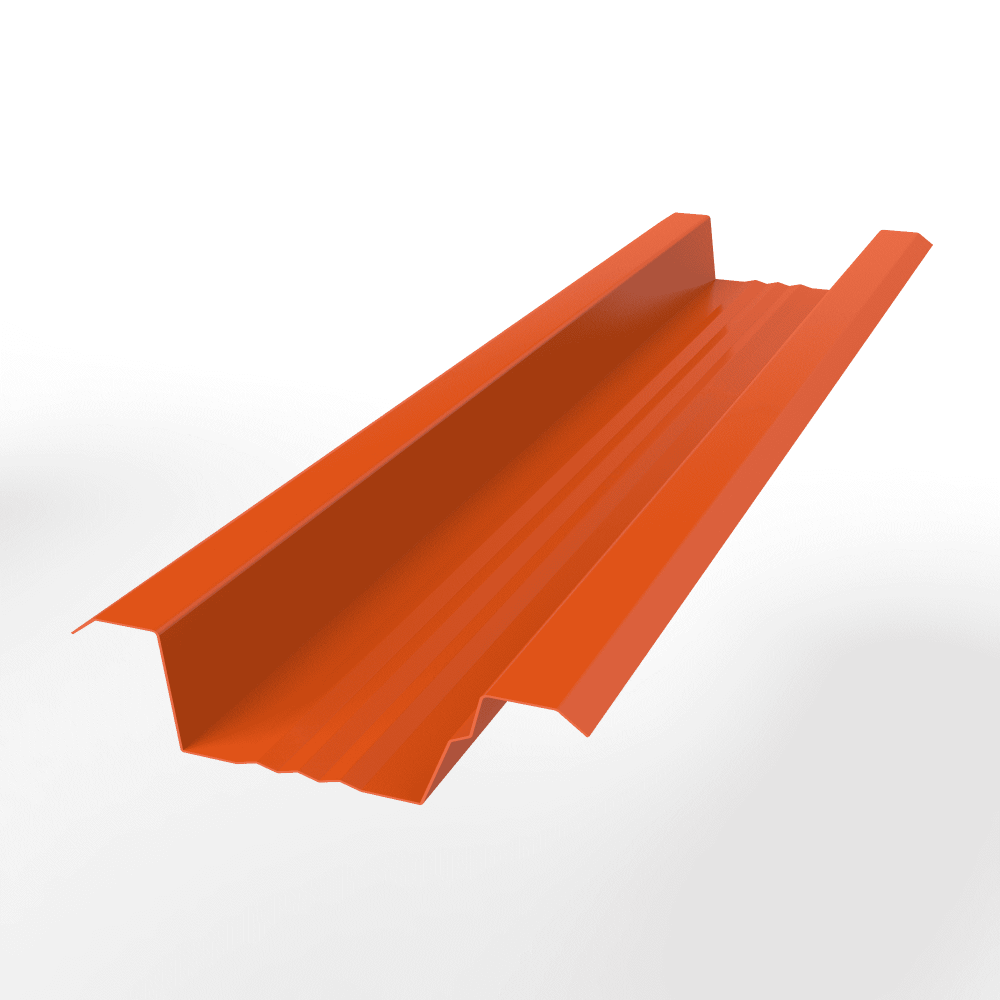 Вентилируемый прогон опорный оцинкованный с порошковым покрытием 0,45мм ширина менее 625 мм RAL 2004