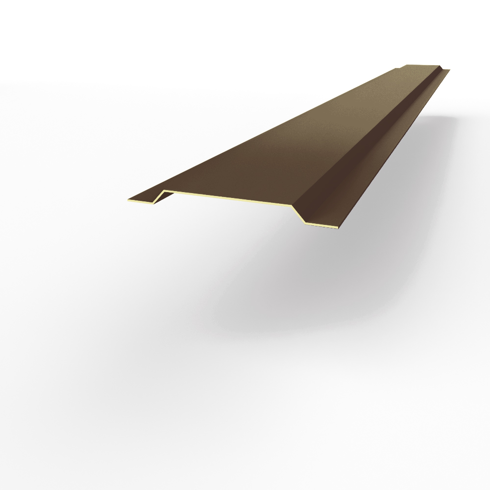 Нащельник RAL 8014 оцинкованный c порошковым покрытием 0,45мм