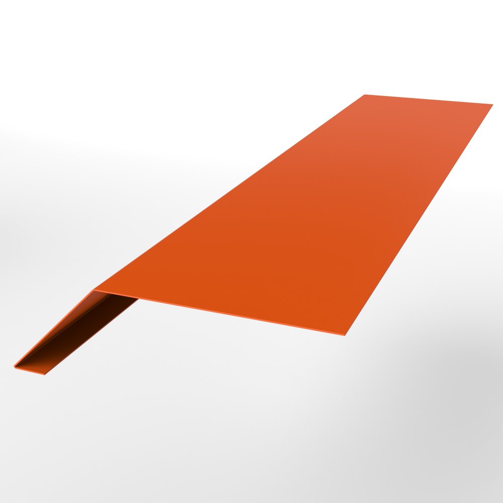 Капельник оцинкованный с порошковым покрытием 0,45мм RAL 2004 Капельник оцинкованный с порошковым покрытием 0,45мм RAL 2004