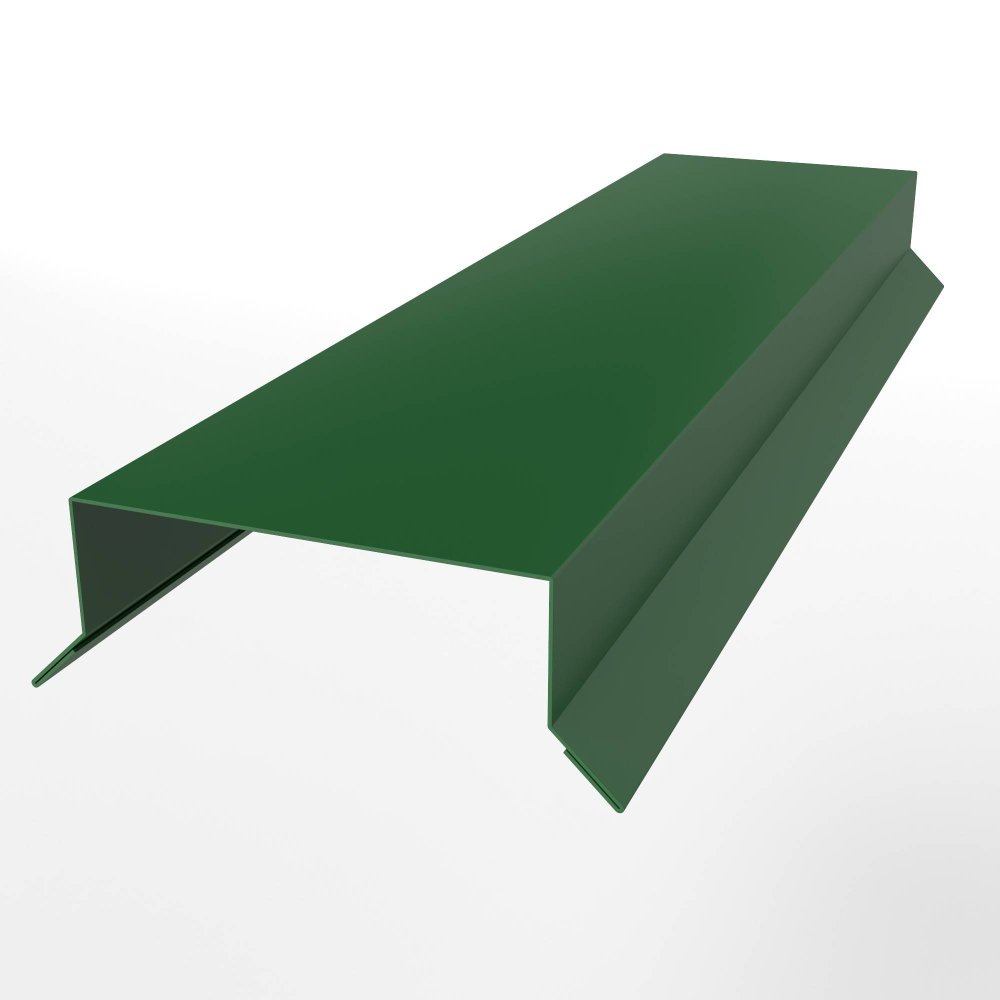 Парапет оцинкованный с порошковым покрытием 0,45мм RAL 6002