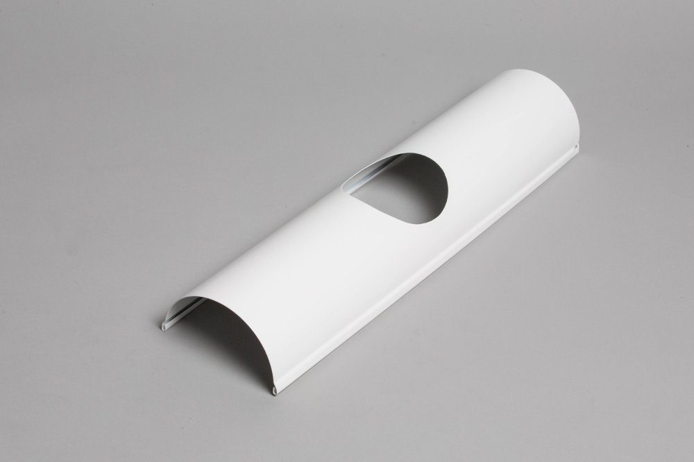 Желоб водосточный оцинкованный порошок ф120х2000мм RAL 9003 Желоб водосточный оцинкованный порошок ф120х2000мм RAL 9003