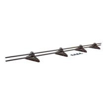 Снегозадержатель NEW трубчатый овальный 4 кронштейна Оцинков+порошковый окрас 3000мм Grand Line Снегозадержатель NEW трубчатый овальный 4 кронштейна Оцинков+порошковый окрас 3000мм Grand Line