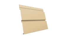 Квадро брус 0,45 PE с пленкой RAL 1014 слоновая кость