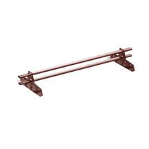 Снегозадержатель трубчатый VEGA Lux овальный  2 кронштейна Оцинков+порошковый окрас 1000мм Вегасток