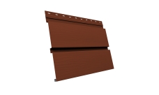 Квадро брус 3D 0,5 Satin Matt TX с пленкой RAL 8004 терракота