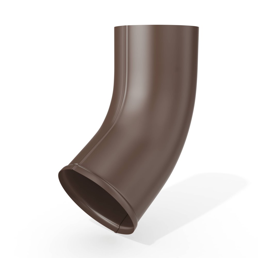 Колено сливное оцинкованное Grand Line Optima ф90мм RAL 3005