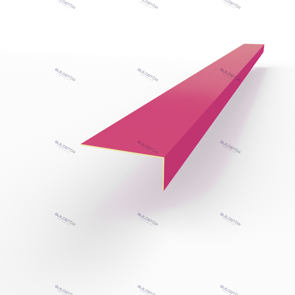 Лобовая планка (RAL 4010) оцинкованная, с порошковым покрытием 0,45 мм