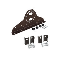 Кронштейн для трубчатого снегозадержателя универсальный Оцинков+порошковый окрас Grand Line