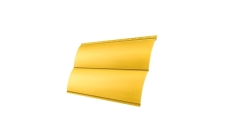 Сайдинг Блок-хаус 0,390 Grand Line 0,45 PE RAL 1018 цинково-желтый