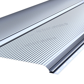 Сайдинг МЕТАЛЛ ПРОФИЛЬ Lбрус-XL-В-14х335 (PURMAN-20-Galmei-0.5)