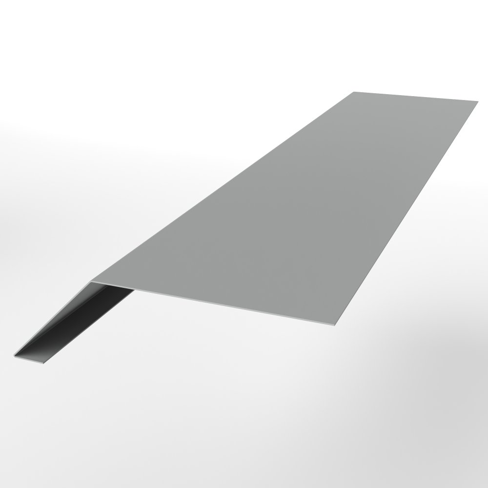 Капельник оцинкованный с порошковым покрытием 0,45мм RAL 9006 Капельник оцинкованный с порошковым покрытием 0,45мм RAL 9006