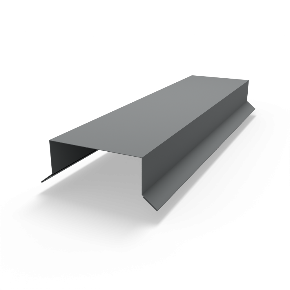 Парапет плоский RAL 9023 полиэстер 1,2 мм