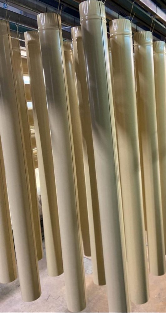 Труба водосточная оцинкованная порошок ф90х1250мм RAL 1014