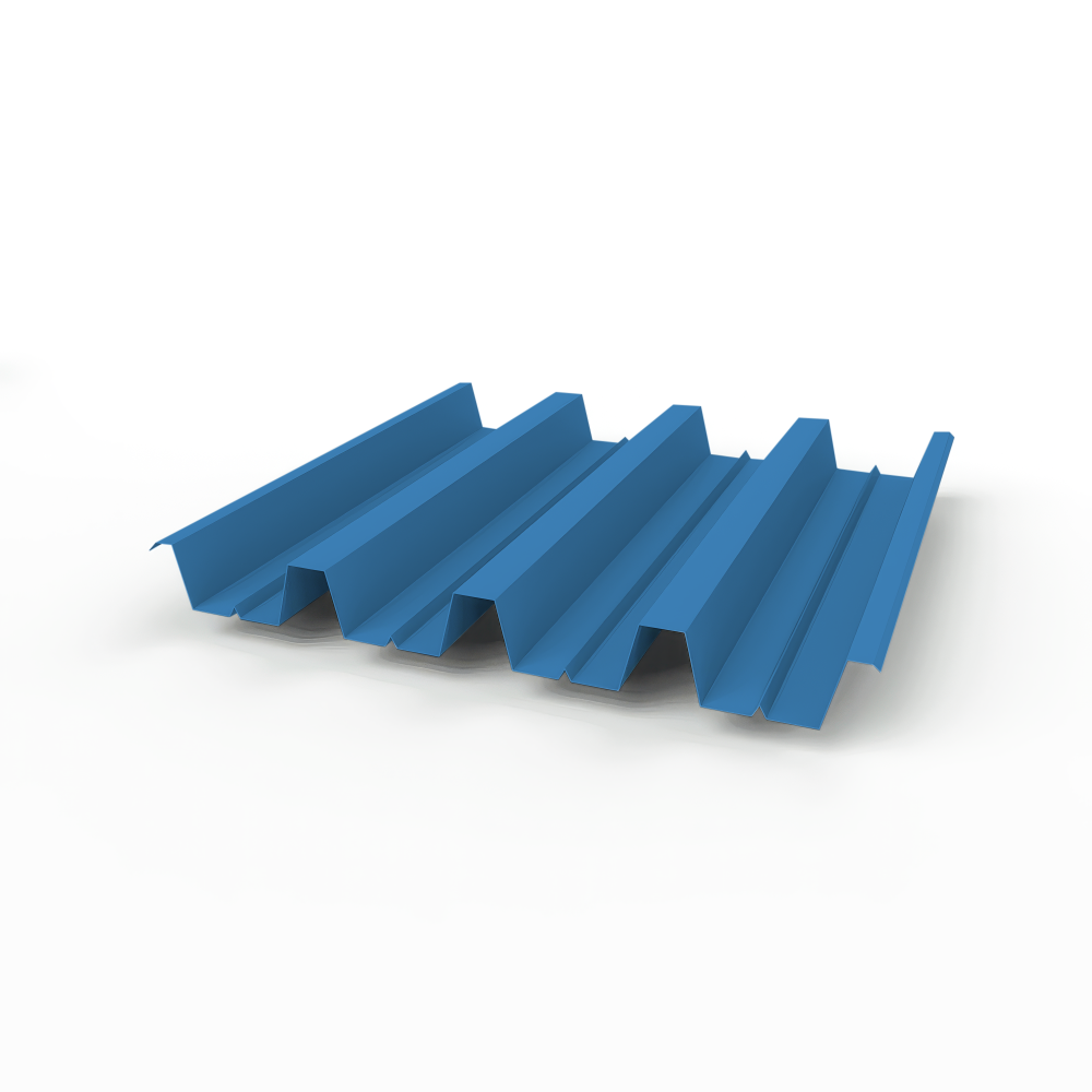 Профнастил Н60 (RAL 5015) 0,6х845мм оцинкованный, с полимерным покрытием (Полиэстер)