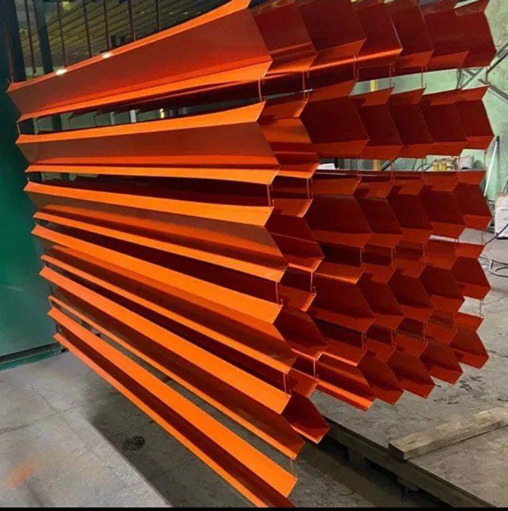 Планка начальная оцинкованная с порошковым покрытием 0,45мм ширина менее 625 мм RAL 2004