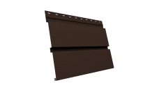Квадро брус 3D 0,5 GreenCoat Pural BT, matt с пленкой RR 887 шоколадно-коричневый (RAL 8017 шоколад)