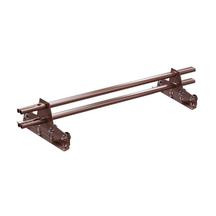 Снегозадержатель трубчатый VEGA Style овальный, опора 1,5мм 2 кронштейна Оцинков+порошковый окрас 1000мм Вегасток