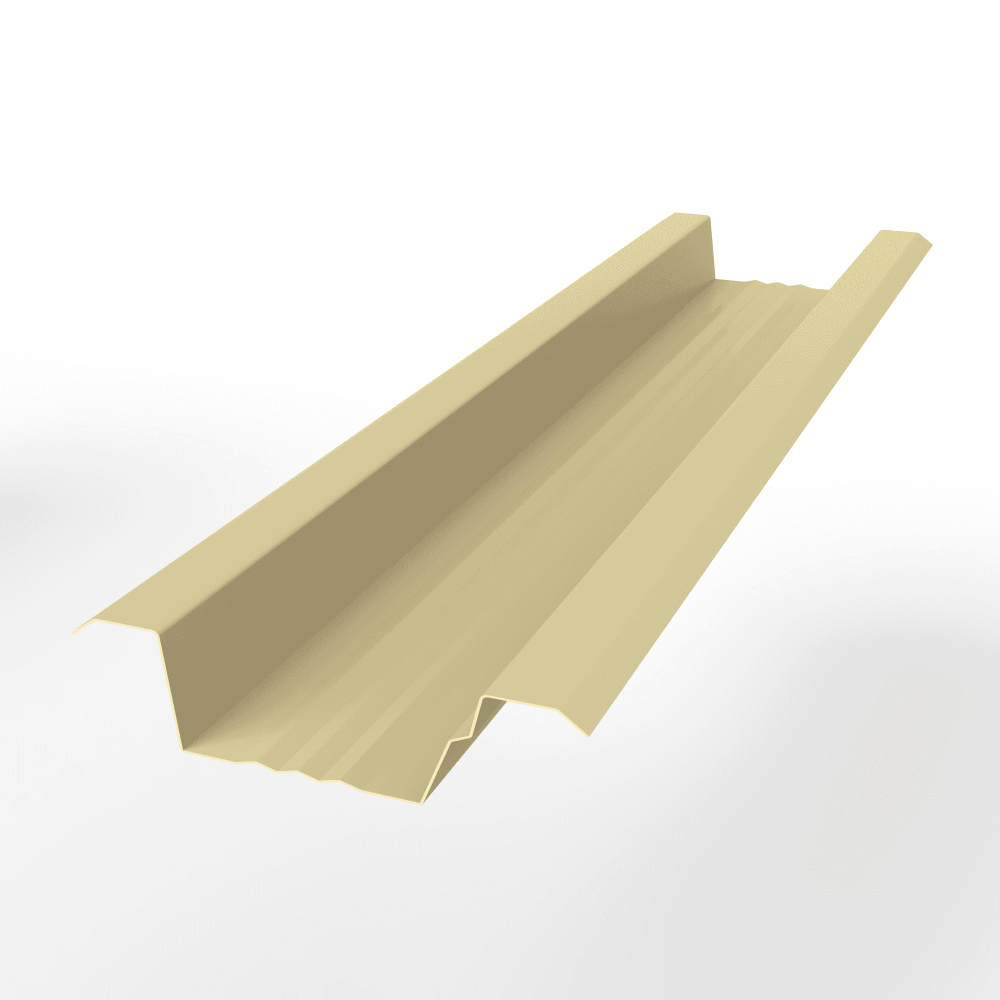 Вентилируемый прогон опорный оцинкованный с порошковым покрытием 0,45мм ширина более 625 мм RAL 1014